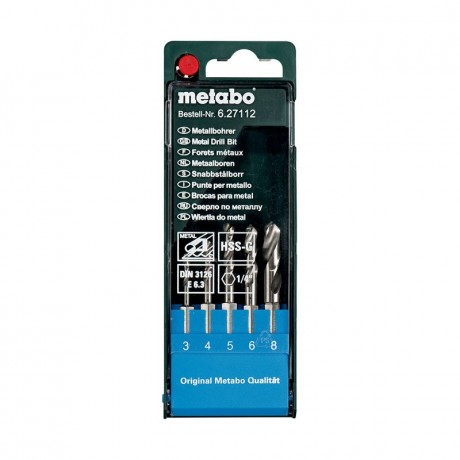 Набор свёрл HSS-G Metabo 627112000
