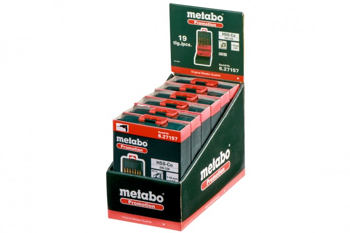 Набор свёрл HSS-Co Metabo 627157000
