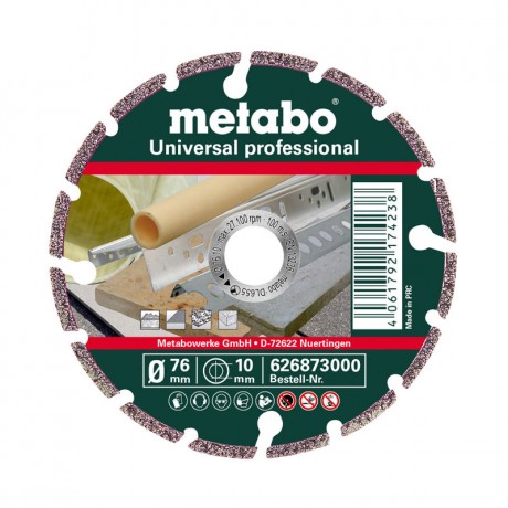 Алмазный отрезной диск Metabo 626873000