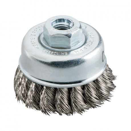 Чашечная щетка плетеная Metabo 623796000