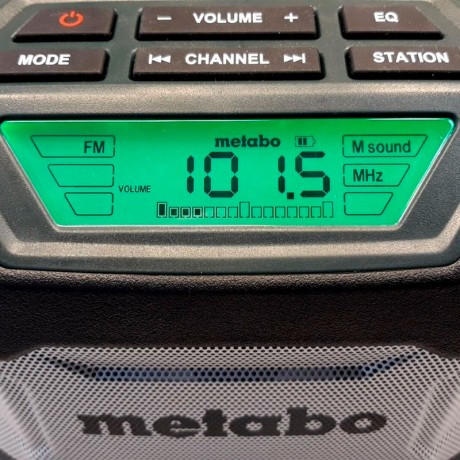 Аккумуляторное строительное радио Metabo R 12-18 600776850