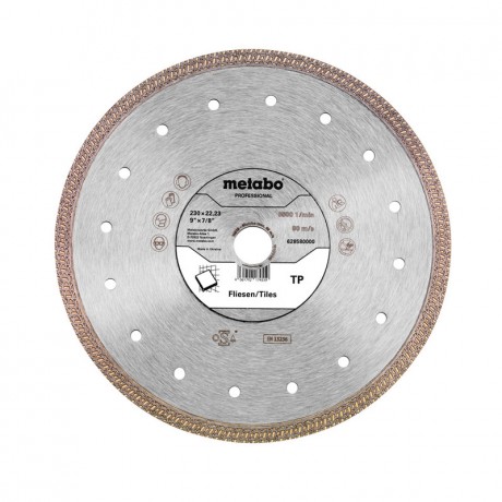 Алмазный отрезной диск Metabo 628580000