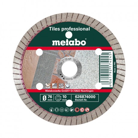 Алмазный отрезной диск Metabo 626874000