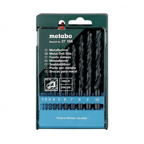 Набор свёрл HSS-R Metabo 627158000
