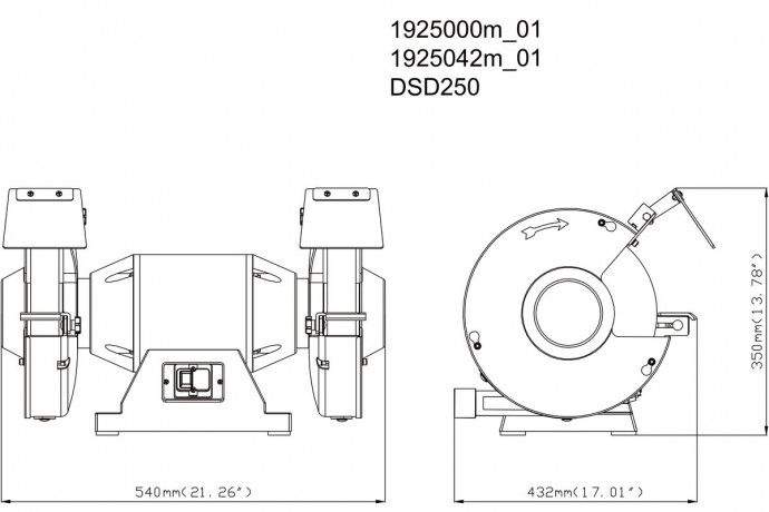 Точило Metabo DSD 250 619250000