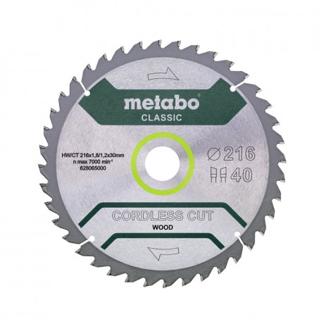 Пильный диск Metabo 628065000