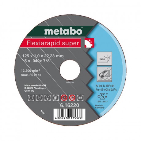 Отрезной диск Metabo 616216000