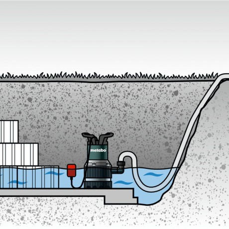 Комбинированный погружной насос Metabo TPS 14000 S COMBI 0251400000