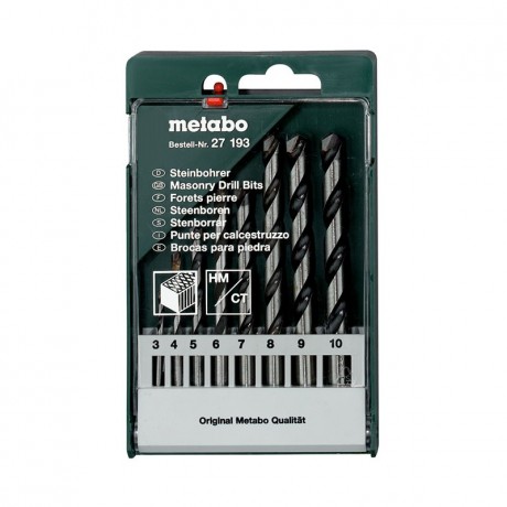 Набор свёрл по камню Metabo 627193000