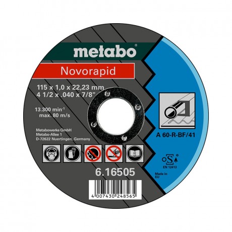 Отрезной диск Metabo 616505000