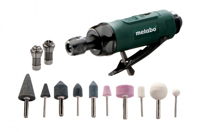 Пневматическая прямая шлифмашина Metabo DG 25 SET 604116500
