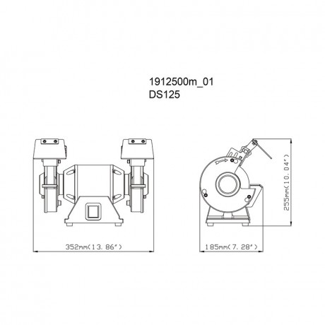 Точило Metabo DS 125 619125000
