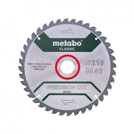 Пильный диск Metabo 628652000