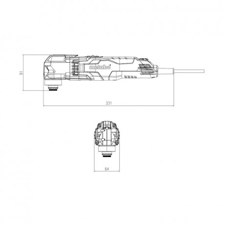 Реноватор Metabo MT 400 QUICK SET 601406700