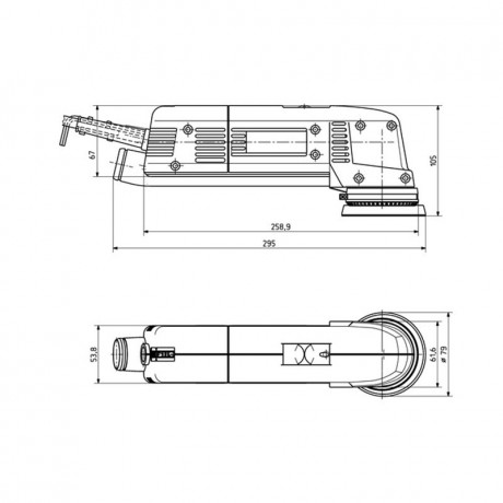 Эксцентриковая шлифмашина Metabo SXE 400 600405000