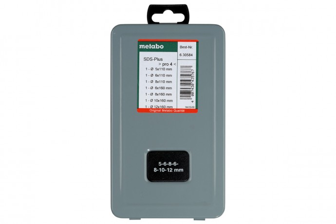Набор буров SDS-Plus Pro 4 Metabo 630584000