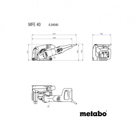Штроборез Metabo MFE 40 604040500