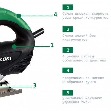 Лобзик Hikoki CJ90VSTNSZ