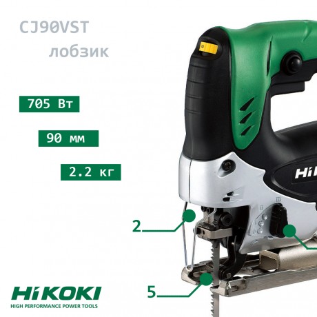 Лобзик Hikoki CJ90VSTNSZ