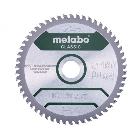 Пильный диск Metabo 628663000