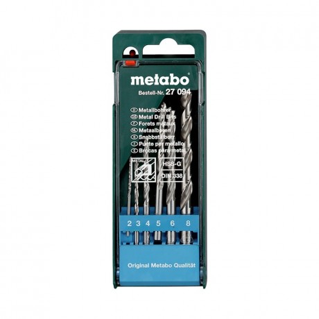 Набор свёрл HSS-G Metabo 627094000