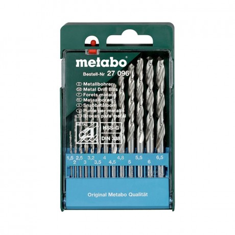 Набор свёрл HSS-G Metabo 627096000